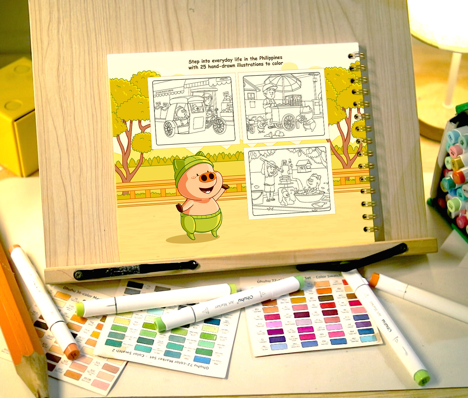 Lechonito's Hometown | A Fun Filipino Coloring Book