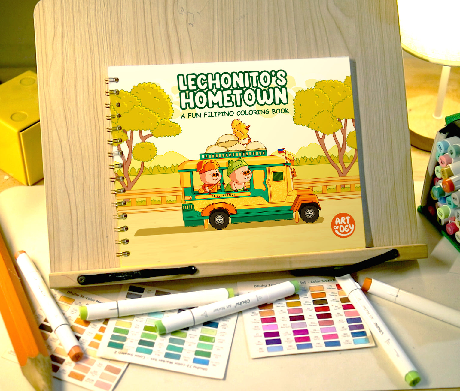 Lechonito's Hometown | A Fun Filipino Coloring Book